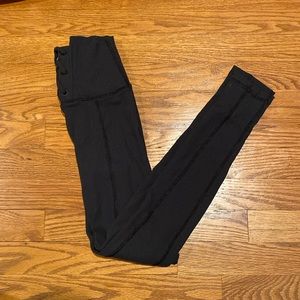 Aerie Offline Ribbed Lace-Up Leggings